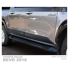 Ốp cửa  + chỉ hông cửa (lườn) Toyota Hilux