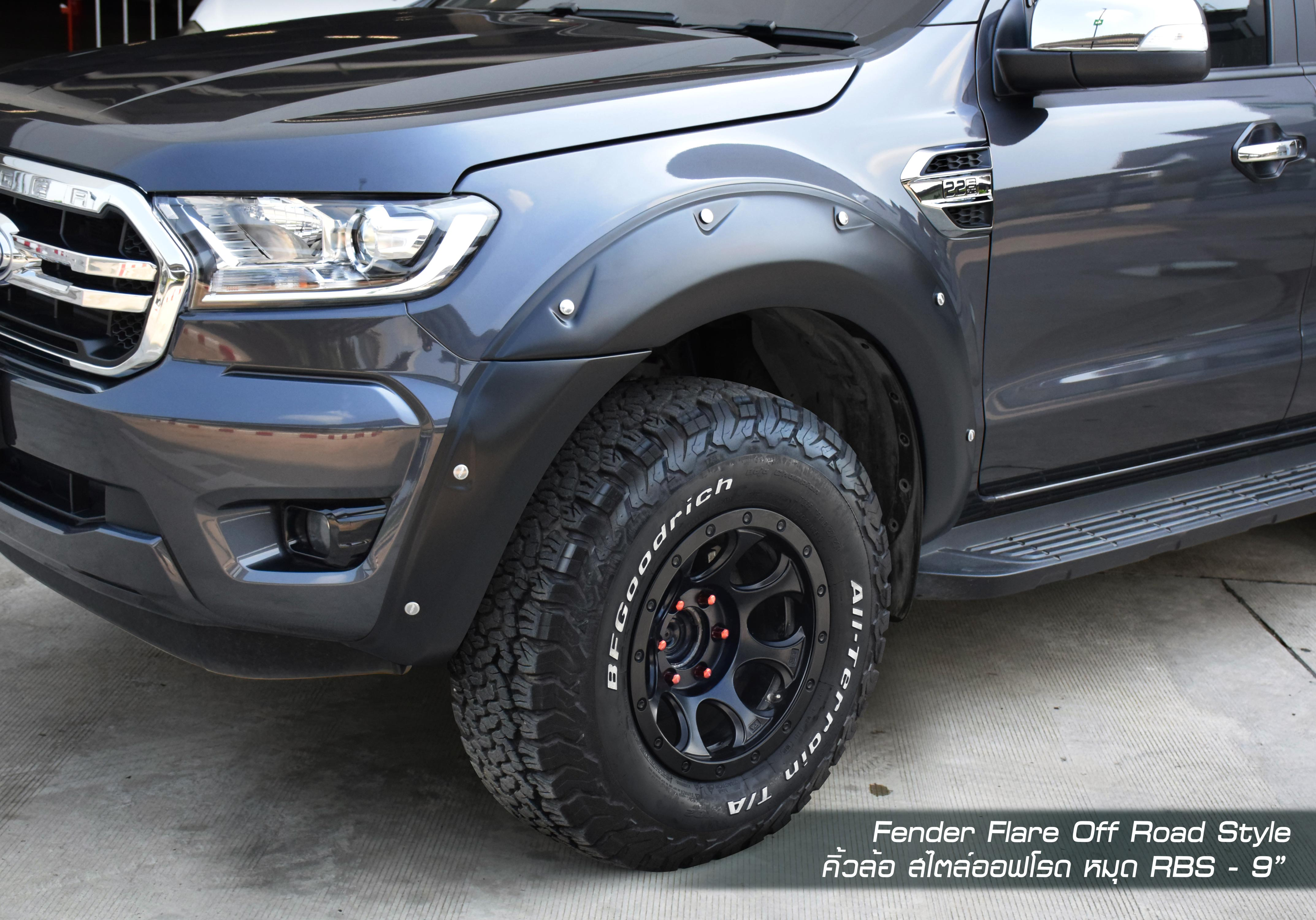 Fender Flares Offroad Style 9'' Ford Ranger